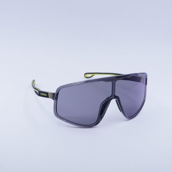 CARRERA 4017/S 0XYO MT Sunglasses Light Grey/Yellow Shield Frame, Green Lenses - Picture 4 of 11